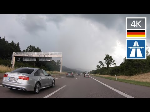 Driving the German Autobahn A81 🇩🇪 Stuttgart to Villingen-Schwenningen