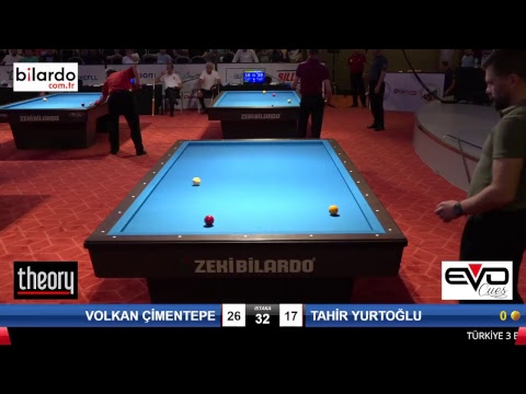 VOLKAN ÇİMENTEPE & TAHİR YURTOĞLU Bilardo Maçı - 2018 ERKEKLER 2.ETAP-4.Ön Eleme