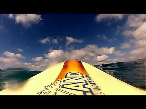 WaveSkiing @t Las Canteras Beach, Gran Canaria, Frebuary 2nd 2013