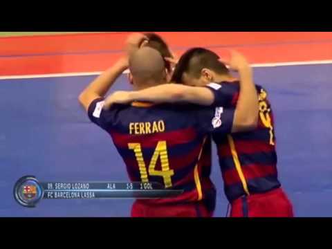Gol de Sergio Lozano (1-5) en Elche CF V. Alberola - FC Barcelona Lassa. J30, 1ªDiv