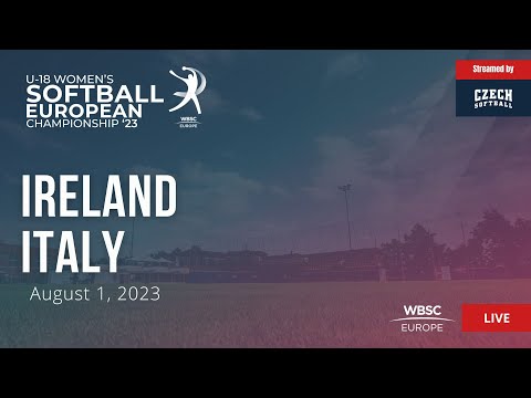 41 U-18 Women's Softball European Championship: Ireland VS Italy