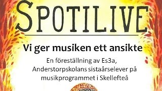 Spotilive - Musiktreornas projektkonsert 2014