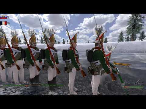 AR NR 1 Linebattle mit der Inf des 2. Leibregiments Mount and Blade Napoleonic Wars [Deutsch/HD]