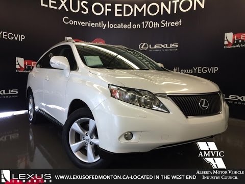Used 2010 White Lexus RX 350 AWD Premium Walkaround Review | Sylvan Lake Alberta