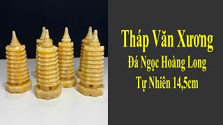 Tháp Văn Xương Đá Ngọc Hoàng Long Tự Nhiên Cao 14.5cm