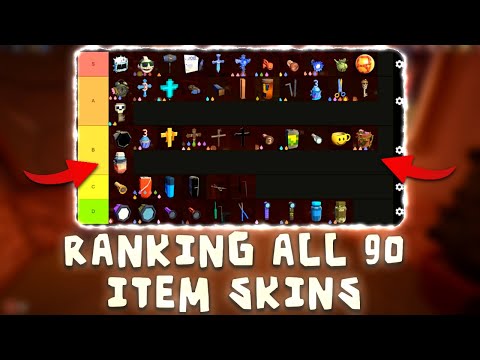 RANKING All 90 Item Skins in DOORS THE OUTDOORS SUBFLOOR UPDATE | Doors Every Item Skin Showcase
