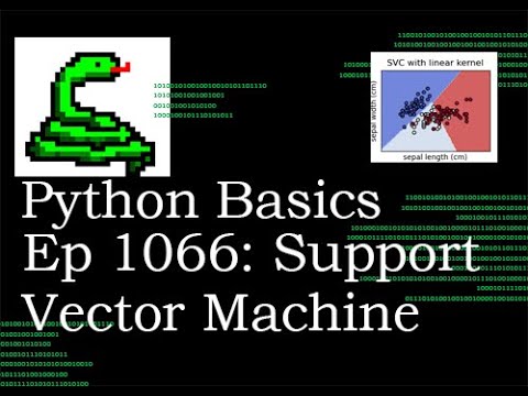 Python Basics Tutorial Support Vector Machines Svm Machine Learning Journey