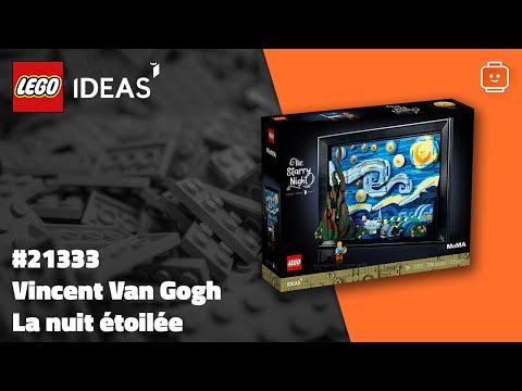 Vidéo LEGO Ideas 21333 : Vincent Van Gogh - La Nuit Étoilée