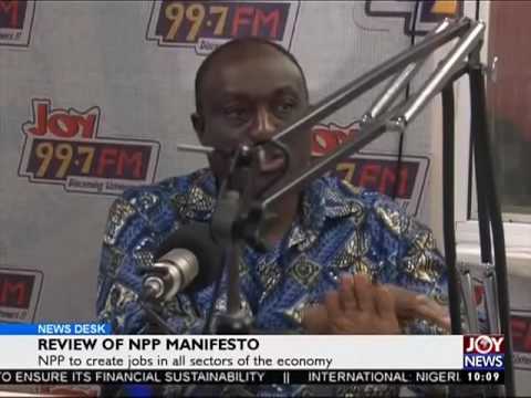 Review of NPP Manifesto - News Desk on Joy News (10-10-16)