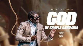 Download lagu SUNDAY AFTERNOON SERVICE: GOD OF SIMPLE ANSWERS mp3