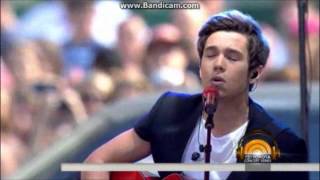 Austin Mahone performs Shadow (Acoustic) on the Today Show 26th May 2014