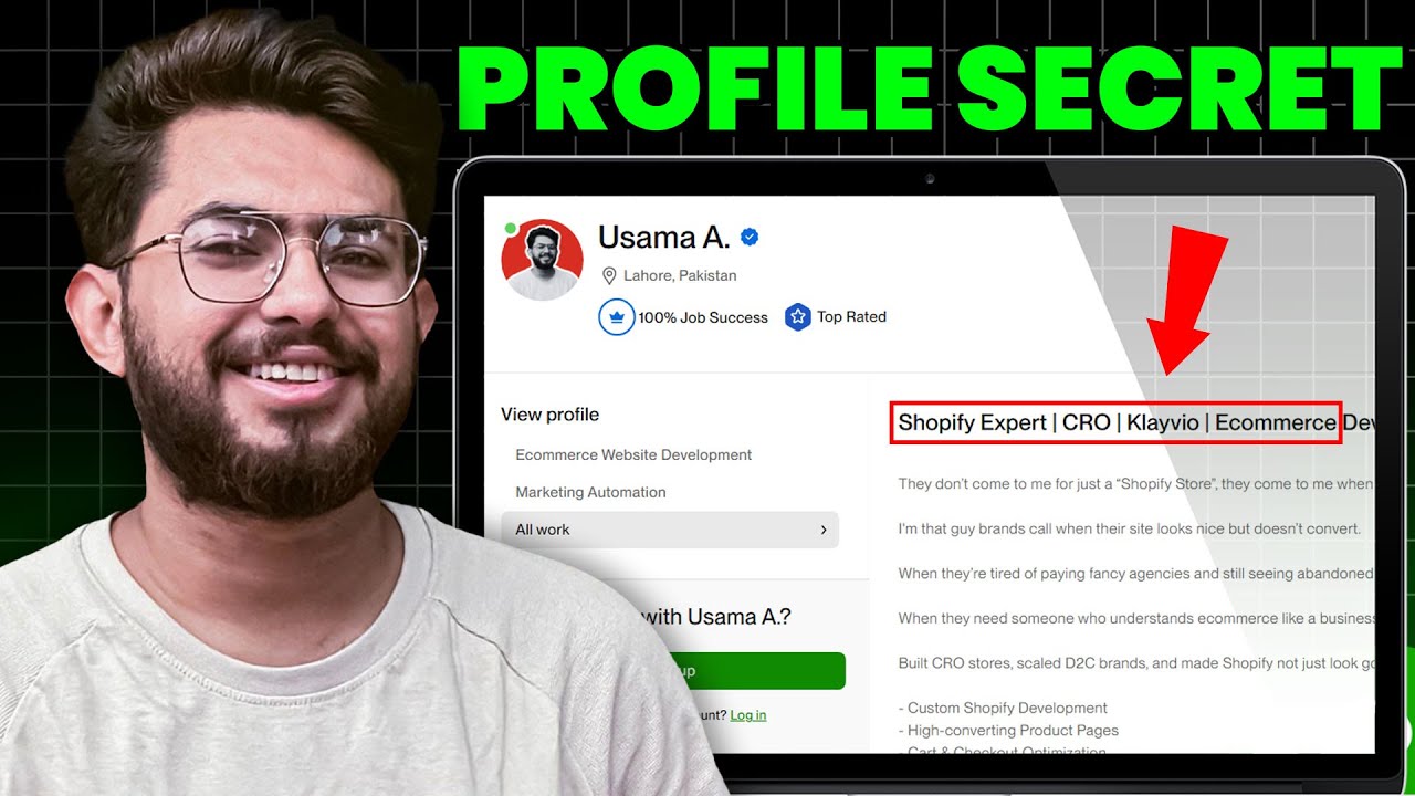 Upwork Profile Secrets under 3 minutes | Usama Ashraf