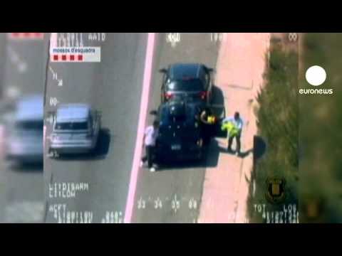 Robos con emboscada en la autopista de Barcelona