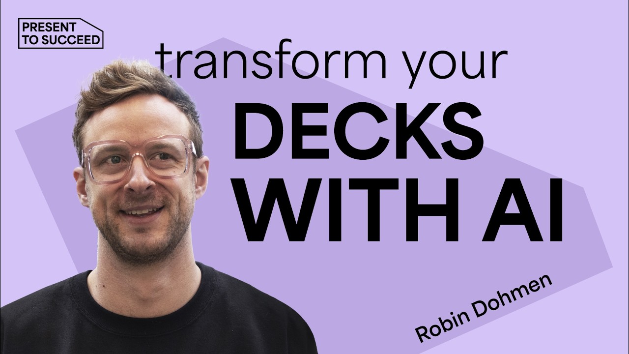 AI Won't Replace Your Presentation — But It Will Do 80% of the Work | Robin Dohmen PtS 2024