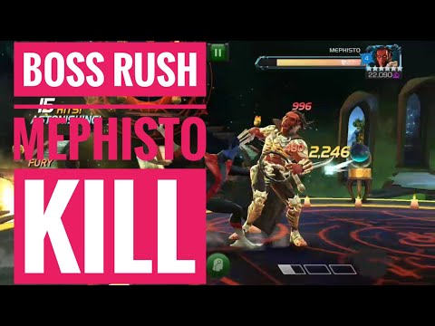 Boss rush MEPHISTO easy kill