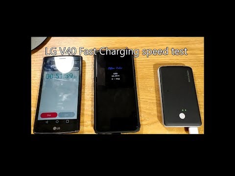 LG V40 Fast Charging speed test (Pie Update)