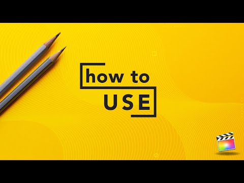 Creative Portfolio Templates FCPX Tutorial