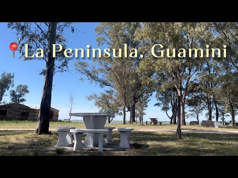 Veni a disfrutar de La Peninsula en Guamini: 🐟 Pesca, 🏕️ Camping, 🌿 Naturaleza y 😌 Paz