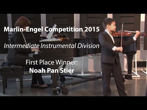 Noah Pan Stier | Marlin-Engel 2015 - Intermediate Instrumental Division