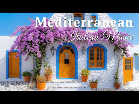 🇮🇹 Italian Vibes & Mediterranean Music | Amalfi Coast & Lake Como Dreamy Escape 4K