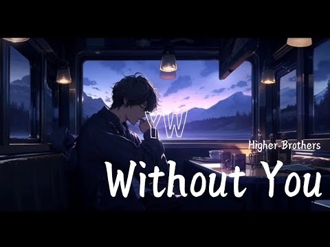 Higher Brothers-Without You【我竟然非常享受身边有眼光的妞 看曾经你站我旁边 我帮你点燃香烟 对视的瞬间害羞的像如今的我看到了钱】动态歌词