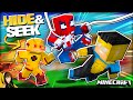 SUPER HERO VILLIAN HIDE SEEK MANHUNT Minecraft Fisk S Superheroes Mod 1