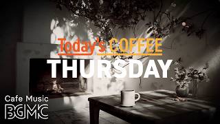 Today's COFFEE THURSDAY: Peaceful Sunlit Cafe Jazz ☕ Smooth Jazz & Fireplace for Study & Ease thumbnail