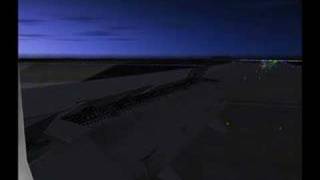 FS9 738 landing at KMEM