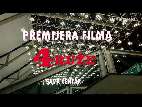 4 RUŽE - Premijera filma u Sava centru (03.12.2019.) | TVINEMANIA