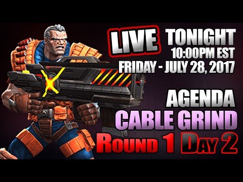 CABLE GRIND - ROUND 1 DAY 2 || Marvel: Contest of Champions