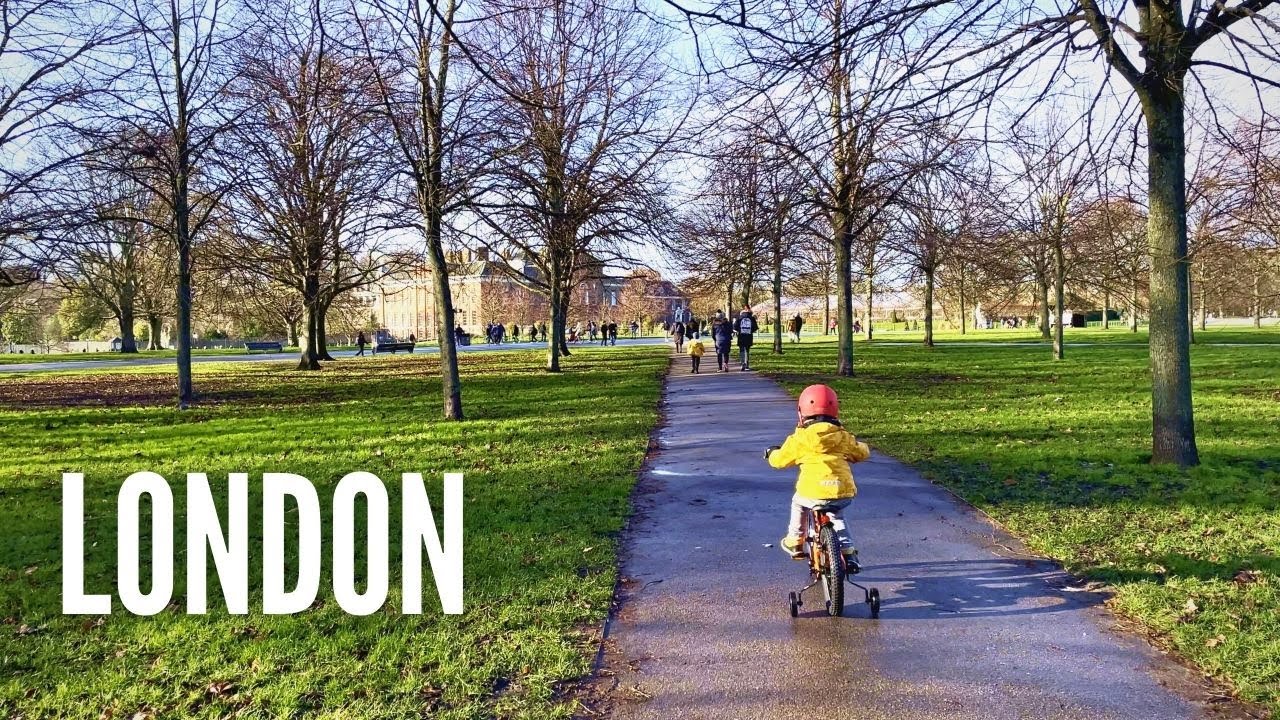 Embark on an engaging walking tour through the serene Hyde Park.