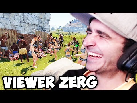 Summit1g calls his viewers into the server to ZERG toxic Rust neighbours