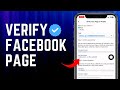How To Verify Facebook Page 2024 Get A Blue Tick On Facebook Page FULL GUIDE
