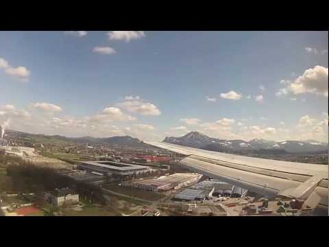 BA 737 Landing at Salzburg Airport (LOWS)