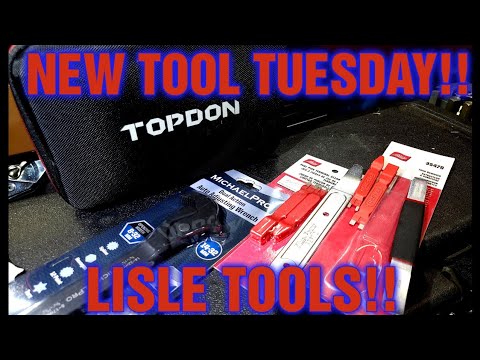 NEW LISLE 35470 and 55040 TOOLS + TOPDON AND MORE TOOL HAUL
