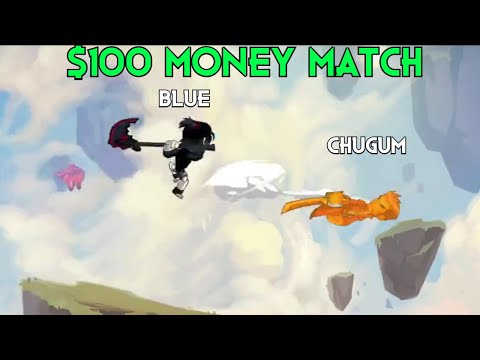 AyoBlue vs Chugum - $100 Money Match - 2022 - Handicapped - NA - Brawlhalla Show Match #246