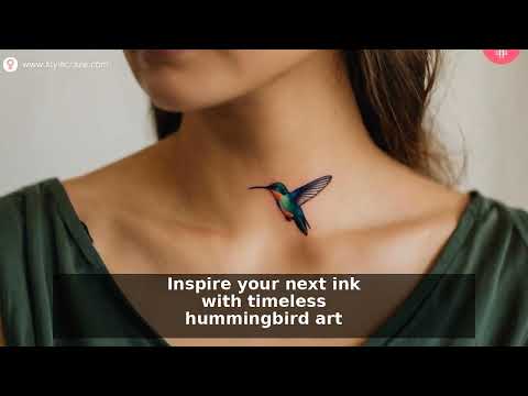 Hummingbird Flower Tattoo