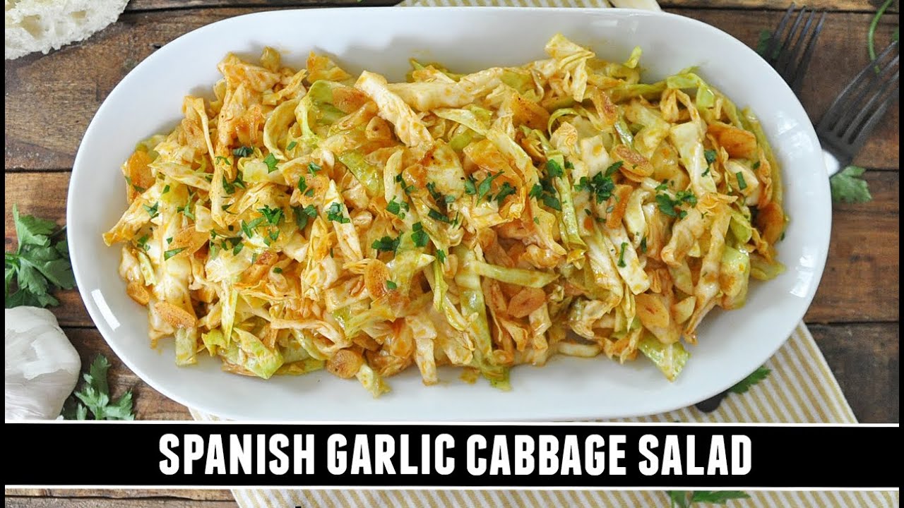 "Better than Coleslaw" Spanish Garlic Cabbage Salad