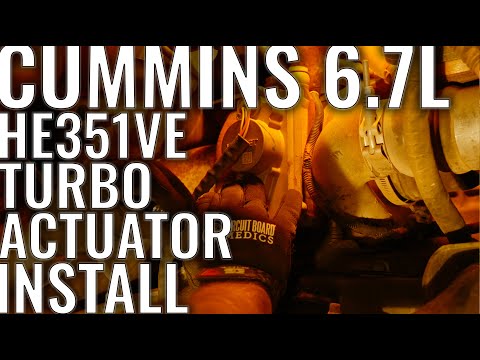 Cummins 6.7L HE351VE Turbo Actuator Removal & Installation (Ram 2007, 2008, 2009, 2010, 2011, 2012)