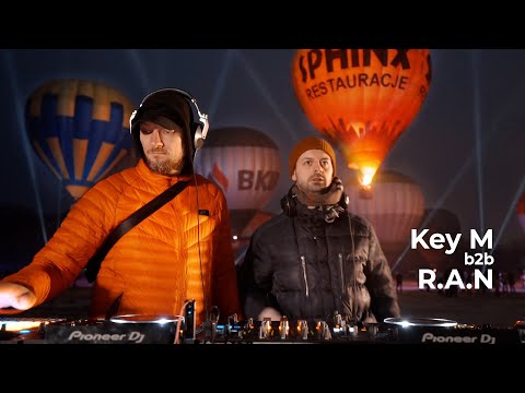 Key M b2b R.A.N - Live @ Radio Intense Ukraine, Balloon Festival 4K / Melodic Techno DJ Mix 2021