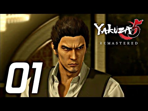 Kazuma Kiryu | Yakuza 5 Remastered Gameplay Walkthrough Part 1 | PS5 60FPS