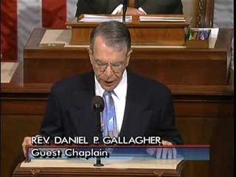 Rev. Daniel Gallagher opens the U.S. House