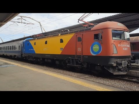 IR 1658 (Bacău - București Nord) cu locomotiva Phoenix 473 004-6 plecând la depou