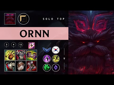 Ornn Top vs Fiora - KR Diamond Patch 26.02