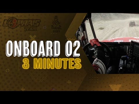 3 minutes LOPRAIS onboard | DAKAR 2023 - STAGE 1