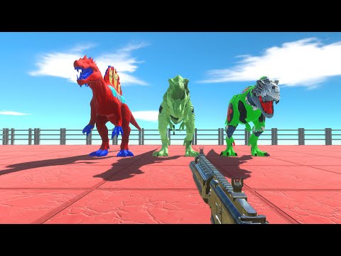DEATH CLIMB with ALL WEAPONS FPS Perspective - Animal Revolt Battle Simulator