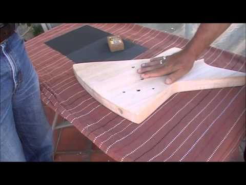 Sanding the Guitar Body