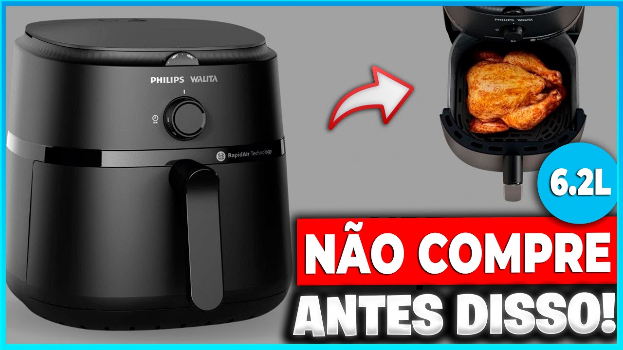 Miniatura da avaliação em vídeo de Fritadeira Airfryer Philips Walita HD9206