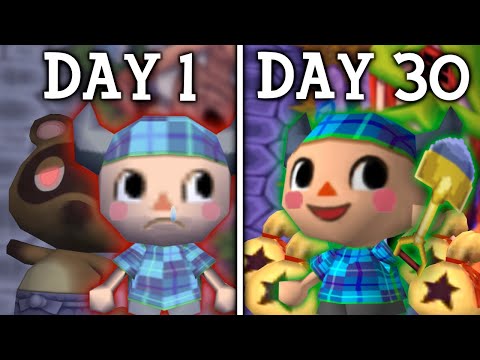I Spent 30 Days in the Original Animal Crossing in 2025
