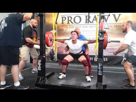 Andrew "Vince" Colosimo squats 202.5kg PTC